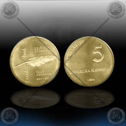 SLOVENIJA 5 Tolarjev 1994 "Brižinski spomeniki"